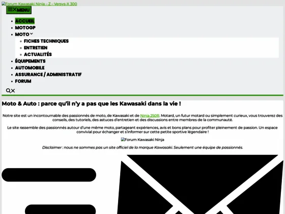 Kawasaki Ninja Z Versys 250R, 300, 400