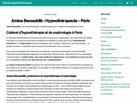 Votre praticienne en hypnose à Paris