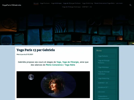 Cours de Yoga à Paris 13ème - Gabriéla