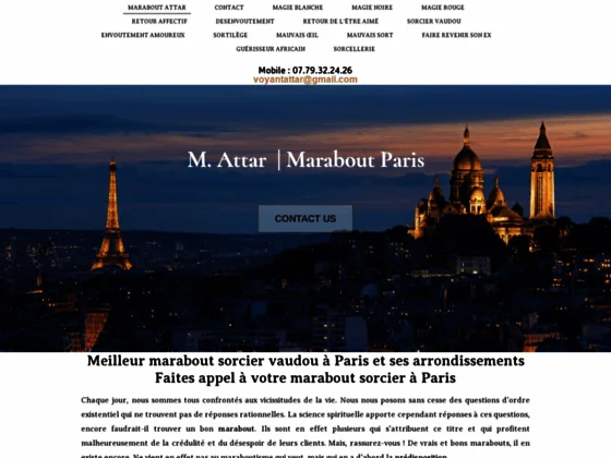 Marabout sorcier efficace à Paris