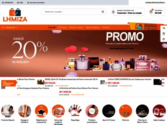 Boutique d'achat produits de beauté au Maroc