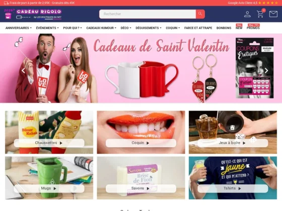 Acheter des cadeaux humoristiques par internet