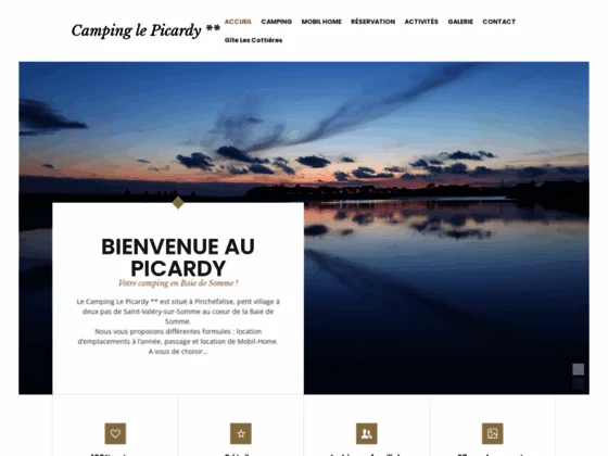 Camping ** Le Picardy en Baie de Somme (Saint-Valéry-sur-Somme)