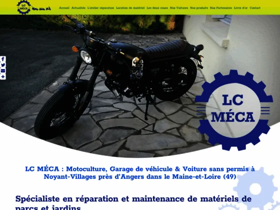 LC MÉCA : matériel motoculture, voiture sans permis & 2 roues à Noyant-Villages (49)