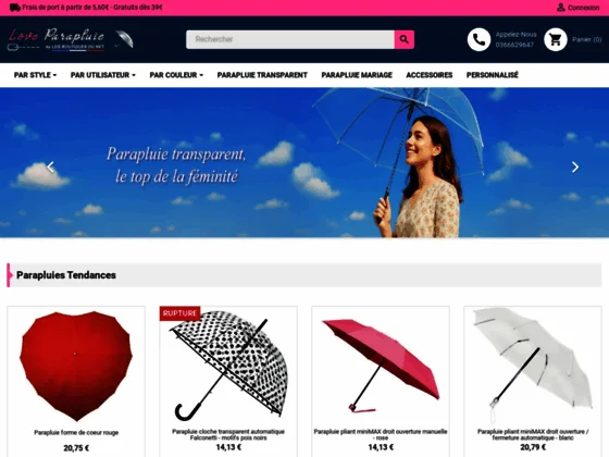 Acheter un parapluie de grande qualité en ligne