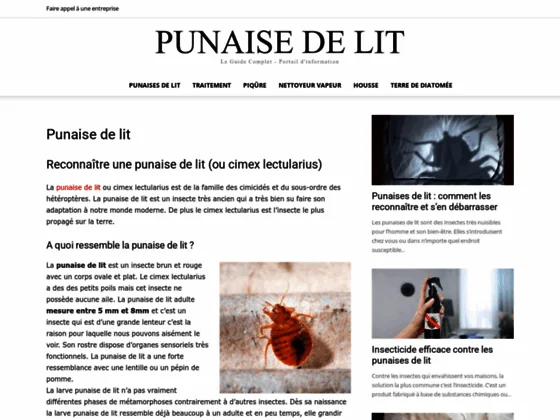 Punaise-de-lit.org