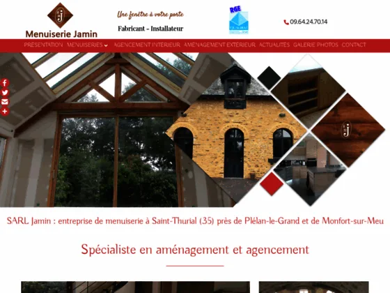 Menuiserie sur mesure & agencement à Saint-Thurial - Plélan-le-Grand & Montfort-sur-Meu