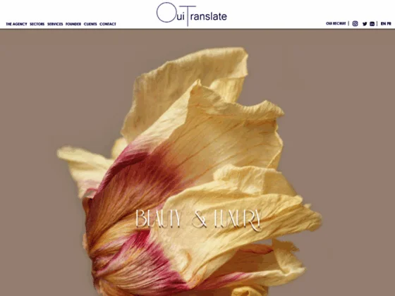 Traduction beauté - Oui Translate