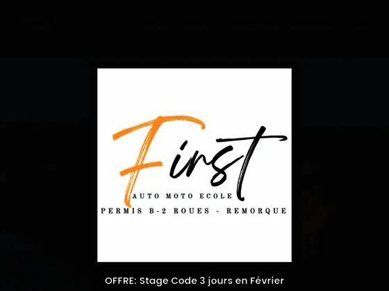 Auto Ecole First : permis catégorie A, B & remorque à Royan en Charente-Maritime (17)