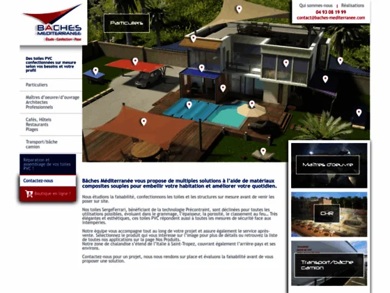 Bâches Méditerranée