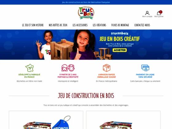 Truc en Bois : jeu de construction créatif