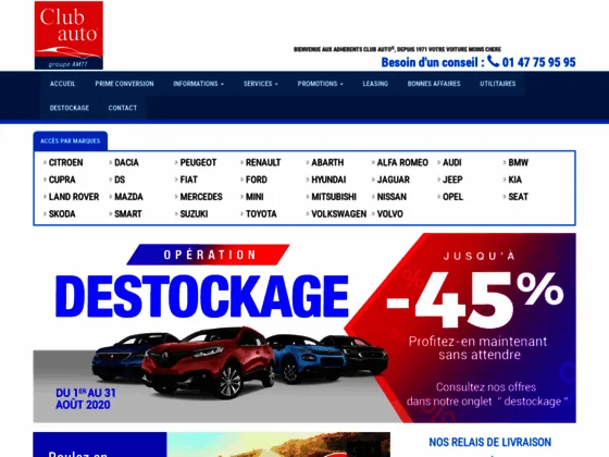 Mandataire auto Club Auto