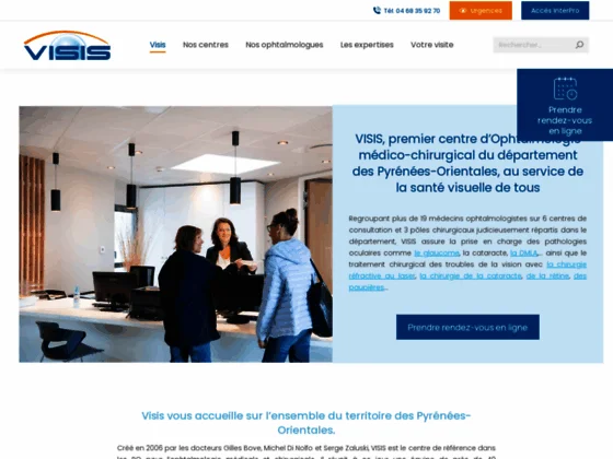 Centre ophtalmologique à Perpignan - Visis