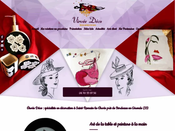 Virvée Déco : arts de la table & décoration à Bordeaux en Gironde (33) | Dordogne (24)
