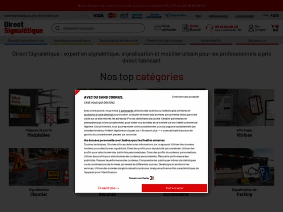 Fabricant de panneaux de signalisation