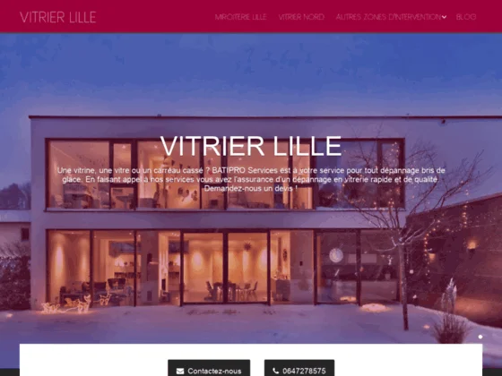 Vitrier professionnel