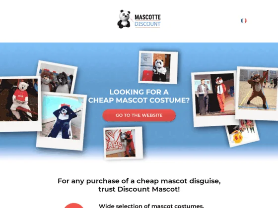Achat Mascotte Pas Chère - Mascotte Discount