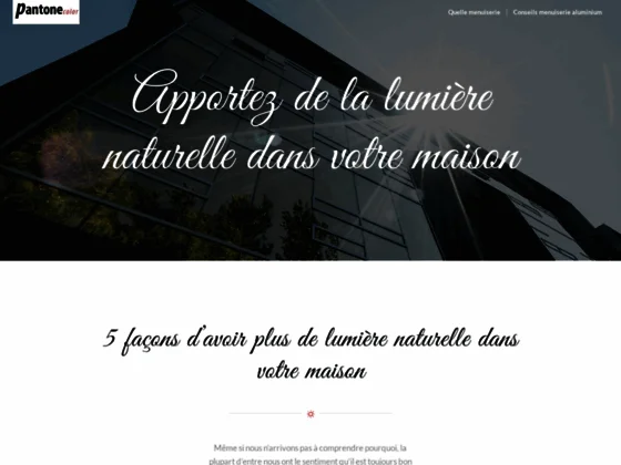 Plus de lumière dans votre logement