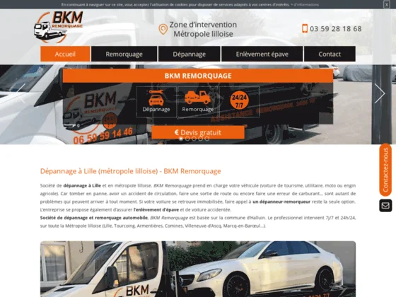Trouver une société de remorquage à Lille