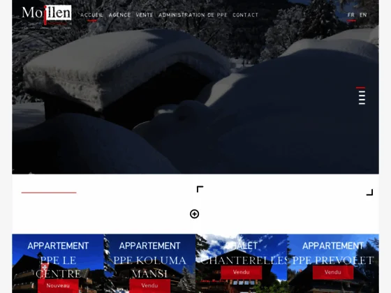 Moillen S.A : agence immobilière dans les Diablerets