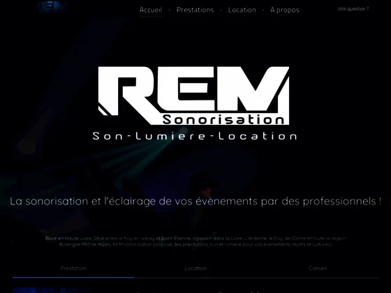 REM sonorisation