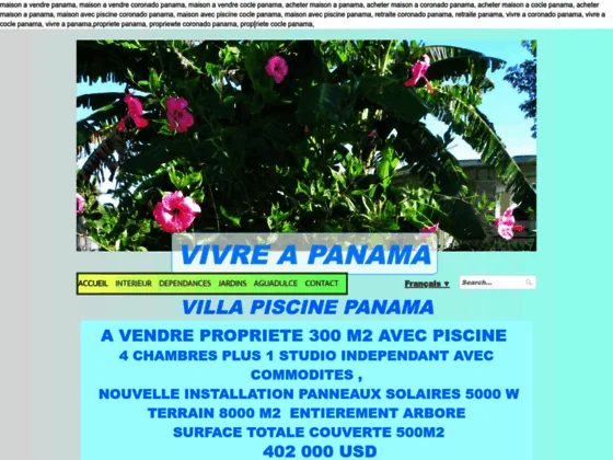 Villa avec pisicine à vendre à Panama