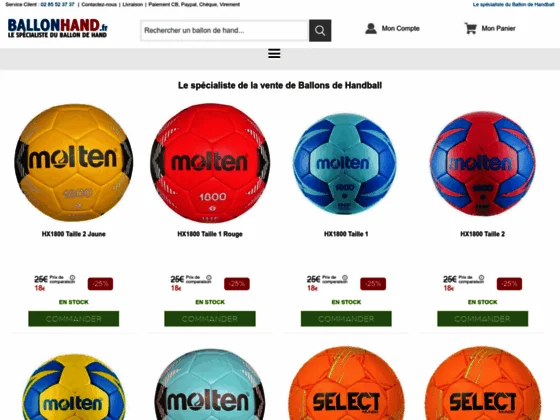 100% Ballons de handball