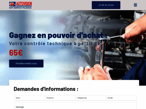 Autovision, centre de contrôle technique Palaiseau (91)