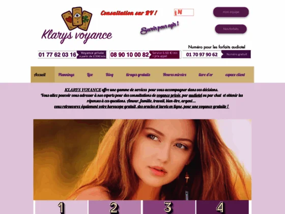 Cabinet de voyance de qualité - Klarys Voyance