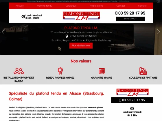 Spécialiste du plafond tendu à Schiltigheim 