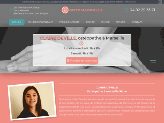 Votre ostéopathe ouvert le samedi à Marseille
