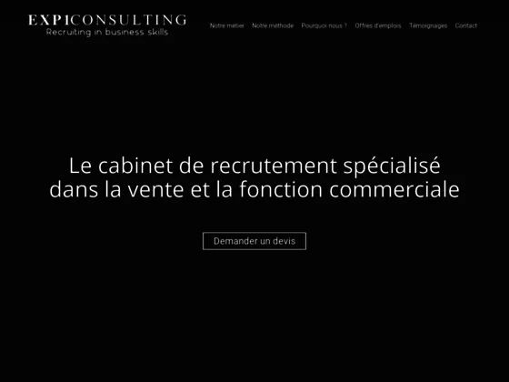 Cabinet de recrutement spécialisé dans les fonctions commerciales