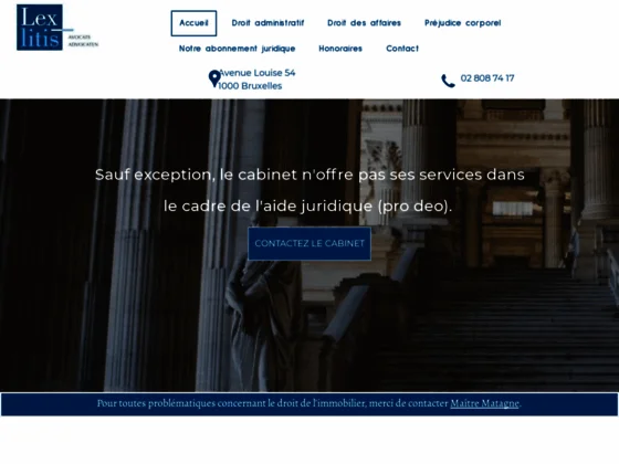 Cabinet d’avocat en droit immobilier à Bruxelles