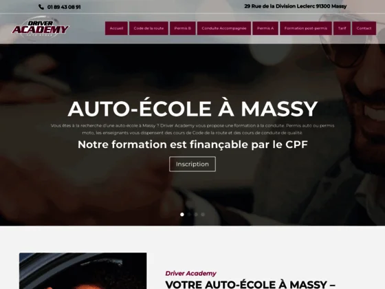 Votre formations de conduite accompagnée à Massy