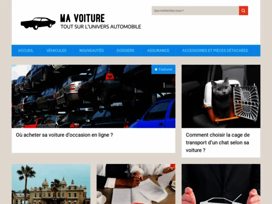 Ma Voiture, le blog des informations sur la voiture