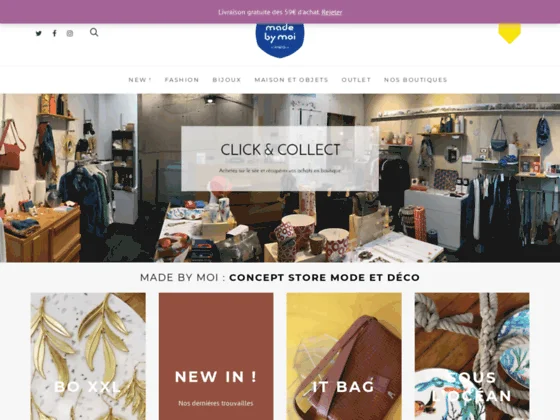 Made by moi - Concept store en ligne