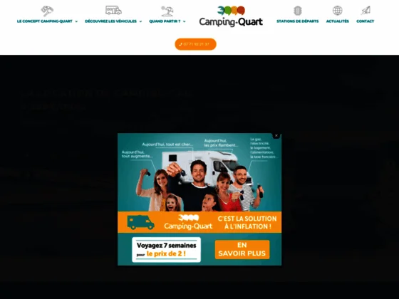 Camping car profilé