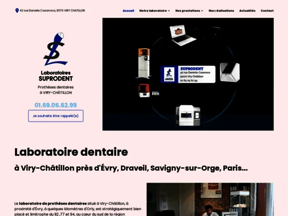 Laboratoire de prothèses dentaires à Viry-Châtillon, près d'Évry