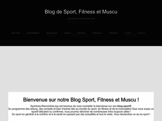 Votre journal de fitness
