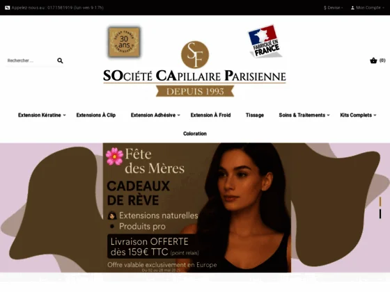 Les xtensions de cheveux naturels sur Socap France 