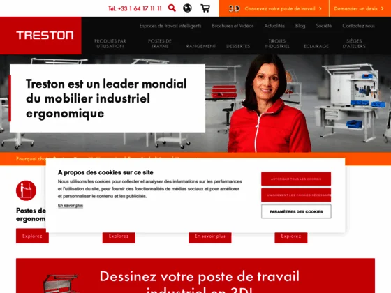 Spécialiste des outils de rangements et du confort en industrie