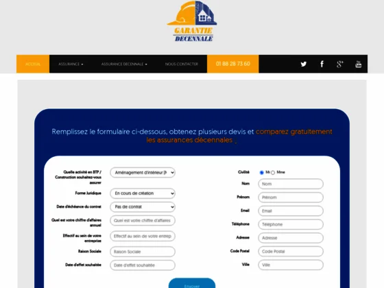 Assurance decennale pas cher