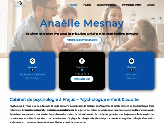 Cabinet de votre psychologue à  Fréjus
