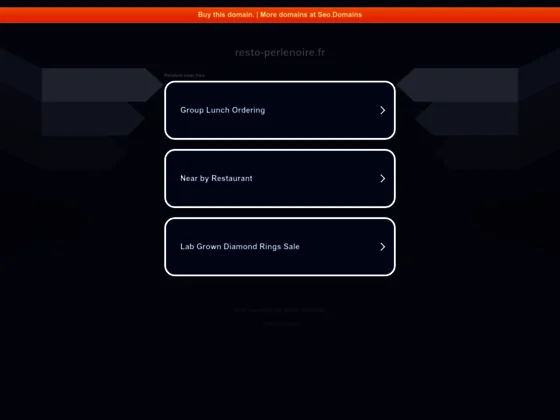 Restaurant la perle noire