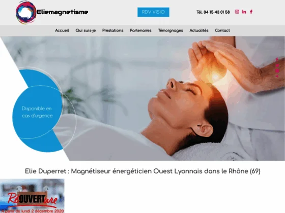 Elie Duperret : magnétiseur, thérapeute énergétique & passeur d'âmes dans le Rhône (69)