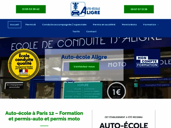 Une conduite accompagnée à Paris 12