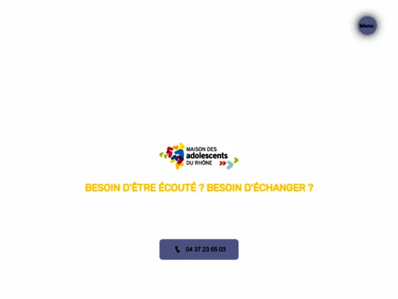 Maison des Adolescents du Rhône Lyon - MDA69 Lyon