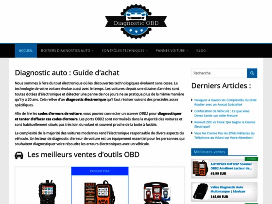 Diagnostic pour véhicule