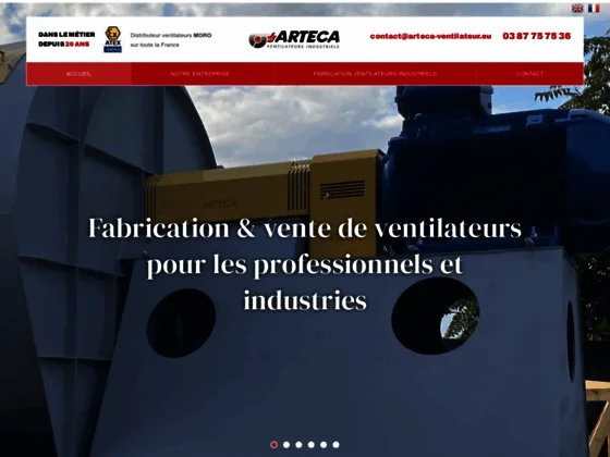 Ventilateurs industriels arteca