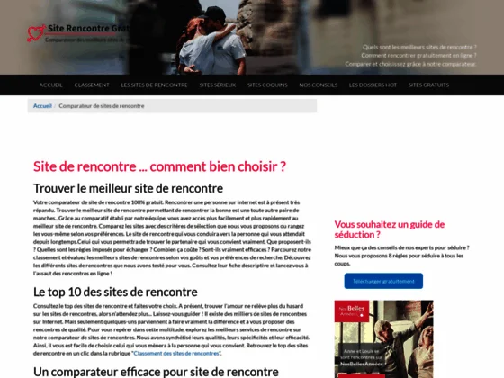 Comparateur de site de rencontre